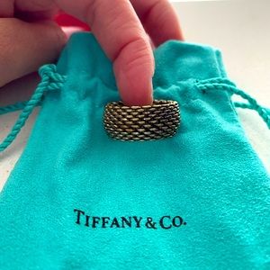 Tiffany Mesh ring size 6